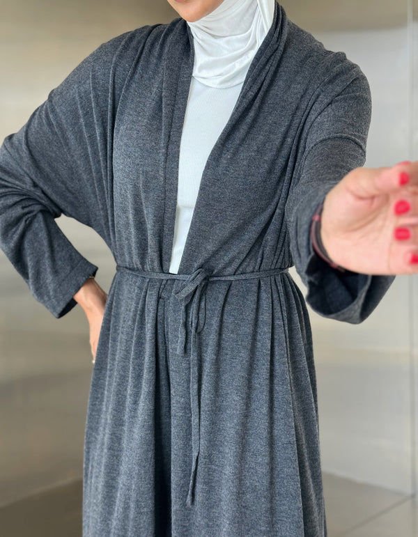 Long Cardigan Laced 3PC Pants Set