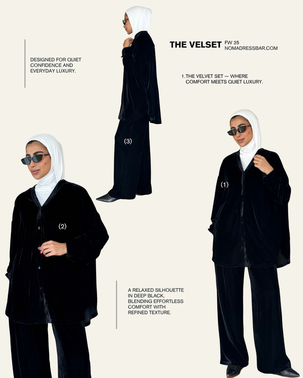 Velvet Black Set