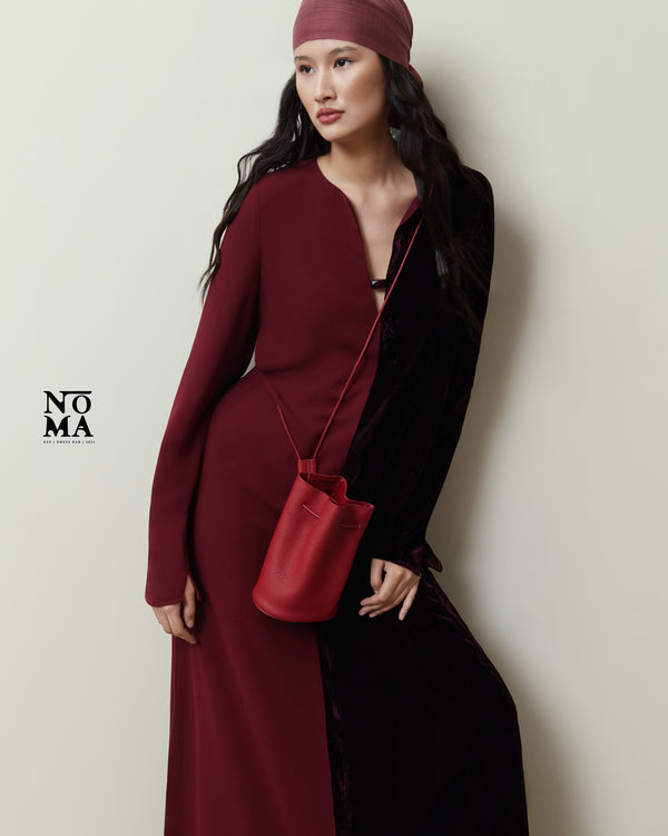 Velvet Dual Color Tone Kaftan