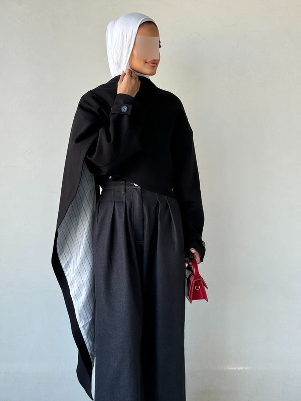 Irregular Crop Cloak