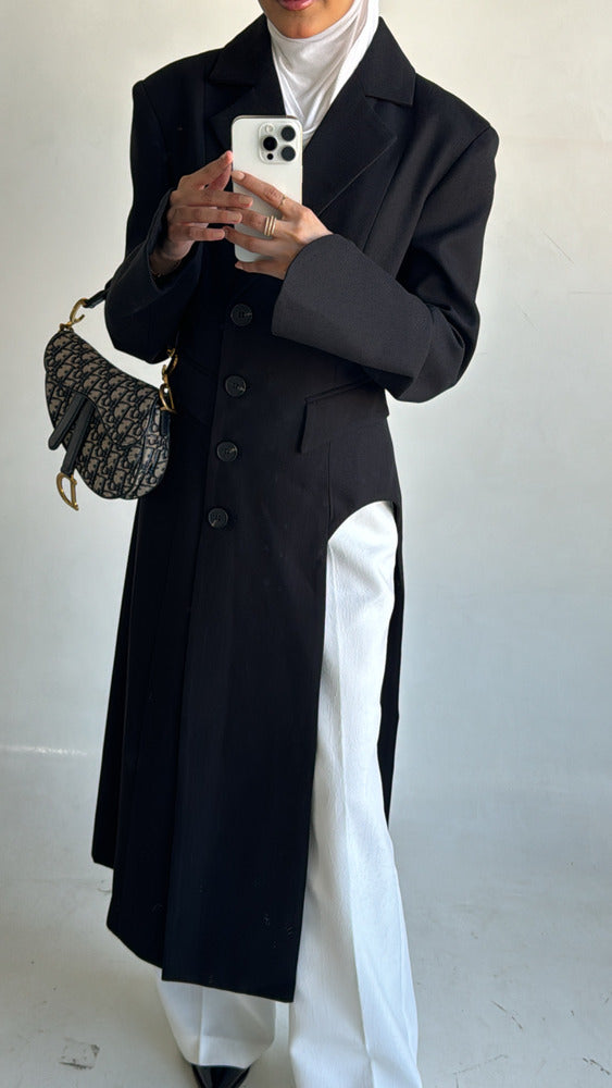 Long Blazer w/ Side Hollow