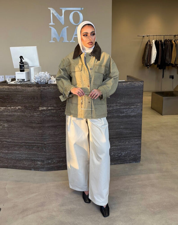 Cargo Jacket Loose-fit