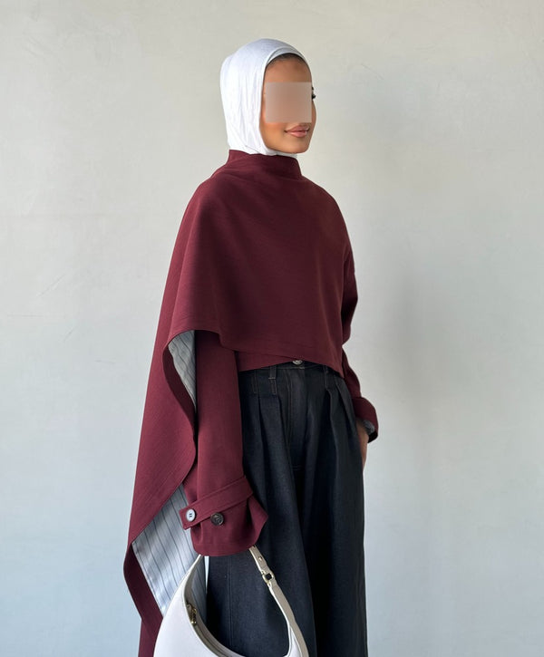 Irregular Crop Cloak