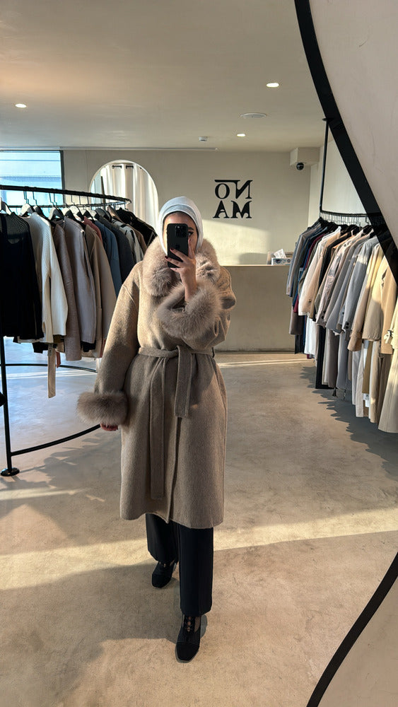 Fur Collar Design Warm High End Outwear