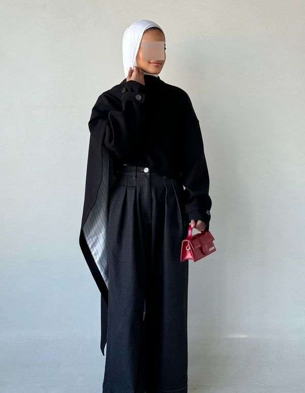 Irregular Crop Cloak