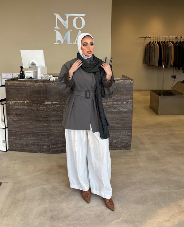 Asymmetric Shawl Jacket