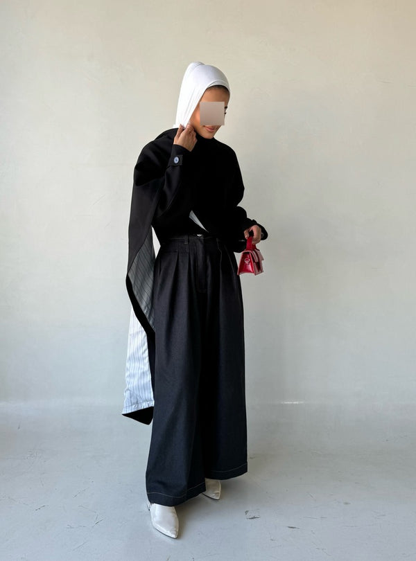 Irregular Crop Cloak