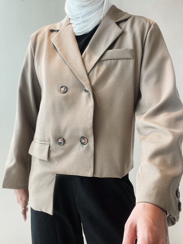 Designer Irregular Blazer Coat For Women