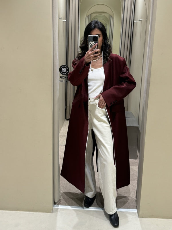 High End Tassel Design Trench For Women بليزر