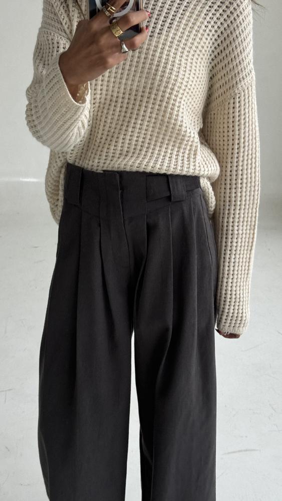 Knitted Outwear + Pants Setملابس كاملة / أطقم