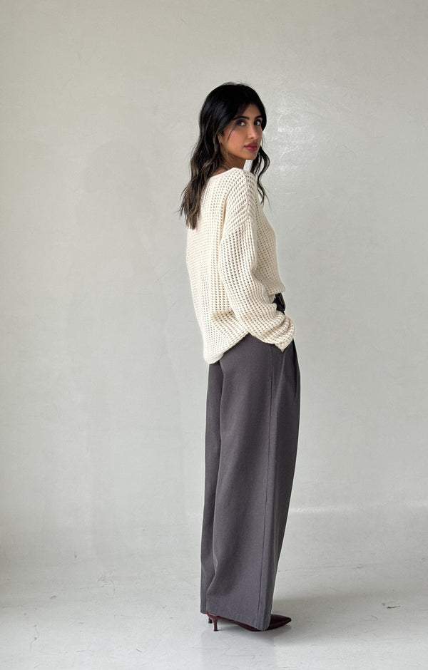 Knitted Outwear + Pants Set