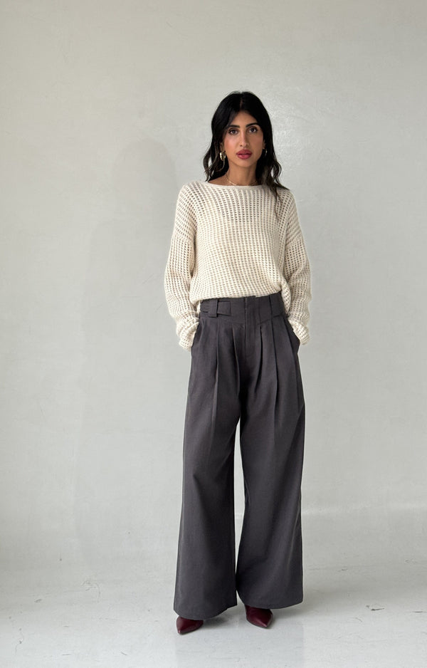 Knitted Outwear + Pants Set