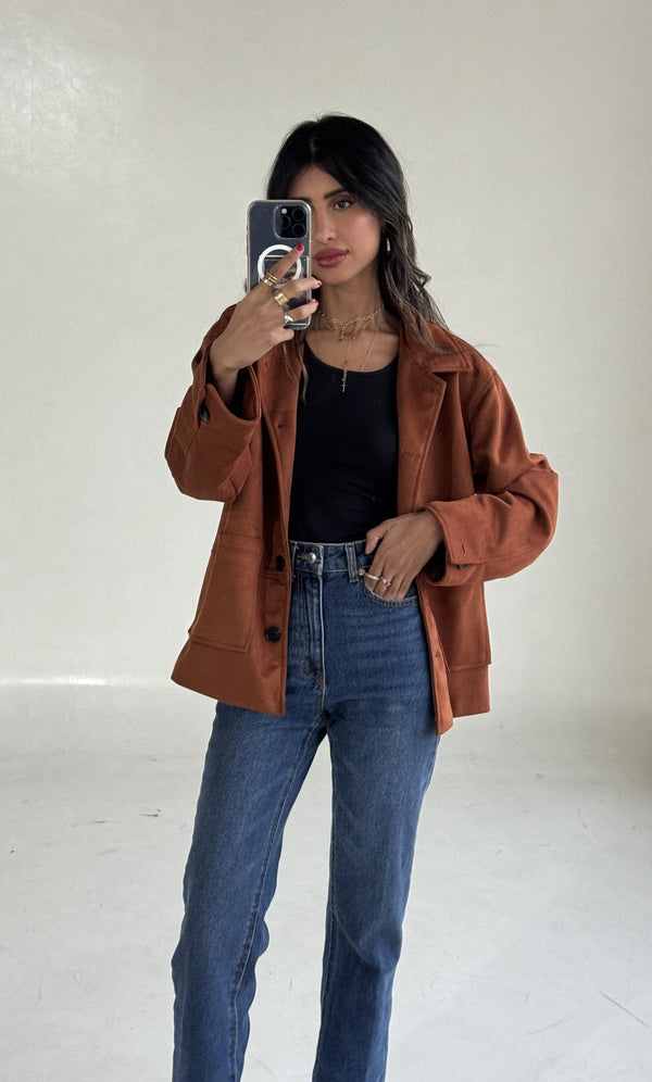 Retro Suede  Jacket