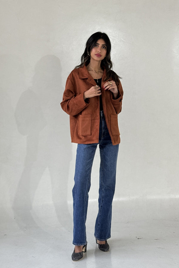 Retro Suede  Jacket