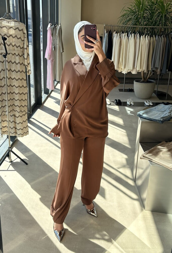 Batwing Sleeves Blazer & Pants