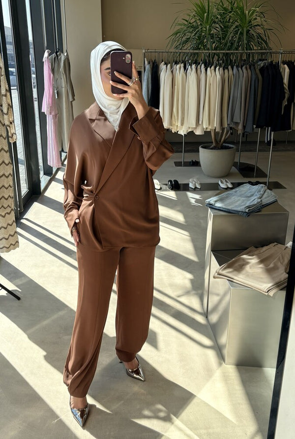 Batwing Sleeves Blazer & Pants
