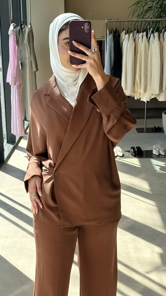 Batwing Sleeves Blazer & Pants