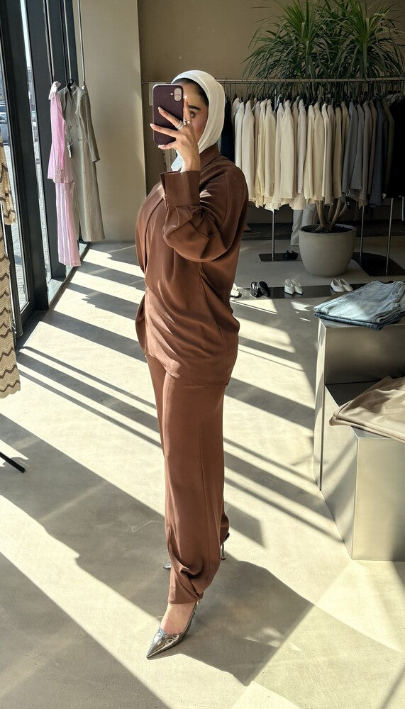 Batwing Sleeves Blazer & Pants