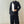 Women Black Ribbon Big Size Color-block Blazer