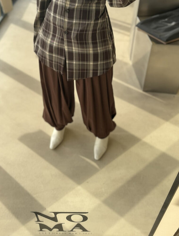 Multi-pleats Pants
