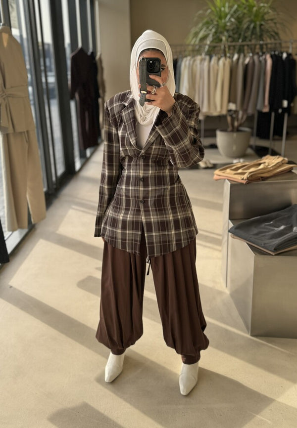 Multi-pleats Pants