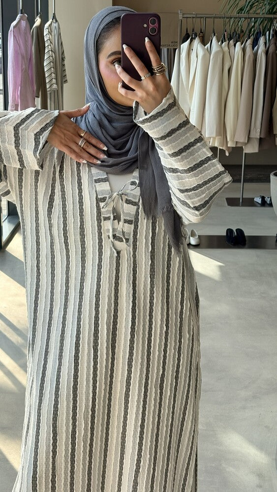 Stripe Tunic Dress  Set