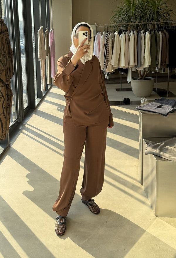 Batwing Sleeves Blazer & Pants