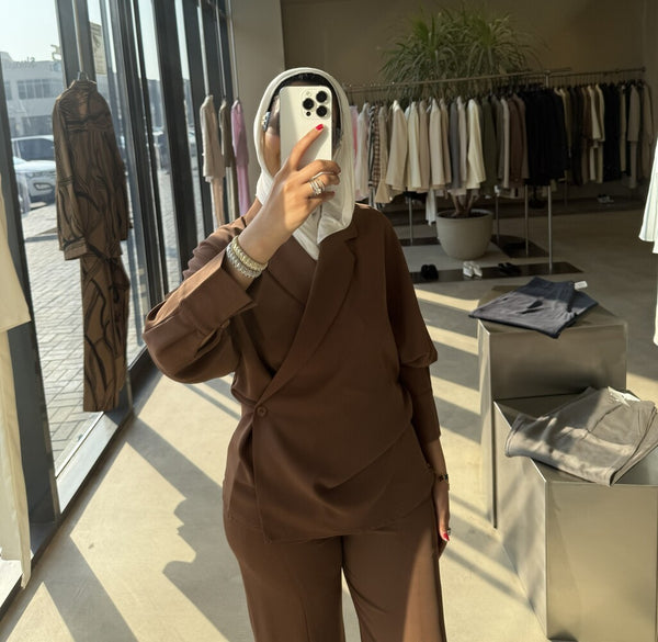 Batwing Sleeves Blazer & Pants