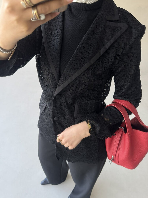 Lace Collared Shirt