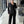 White Vertical  Lining Tailored Set