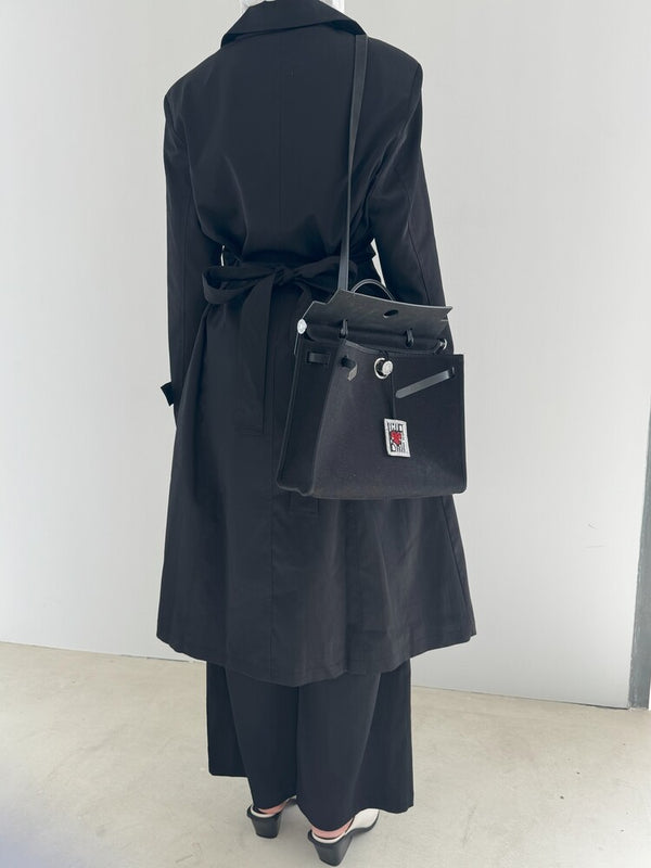 Belted Mid Trench w/ Pants