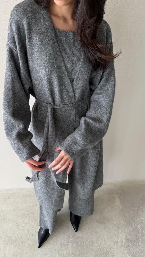 3PC Laced Cardigan