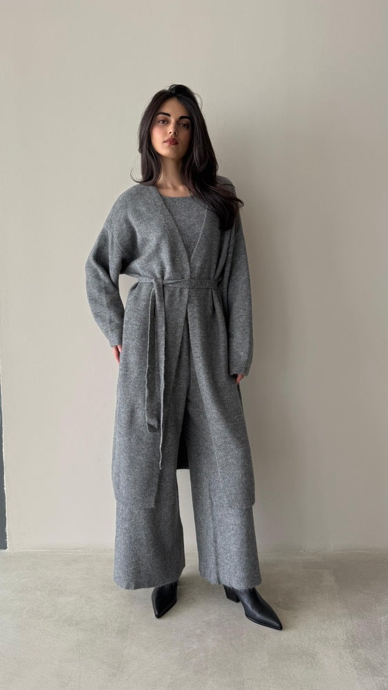 3PC Laced Cardigan