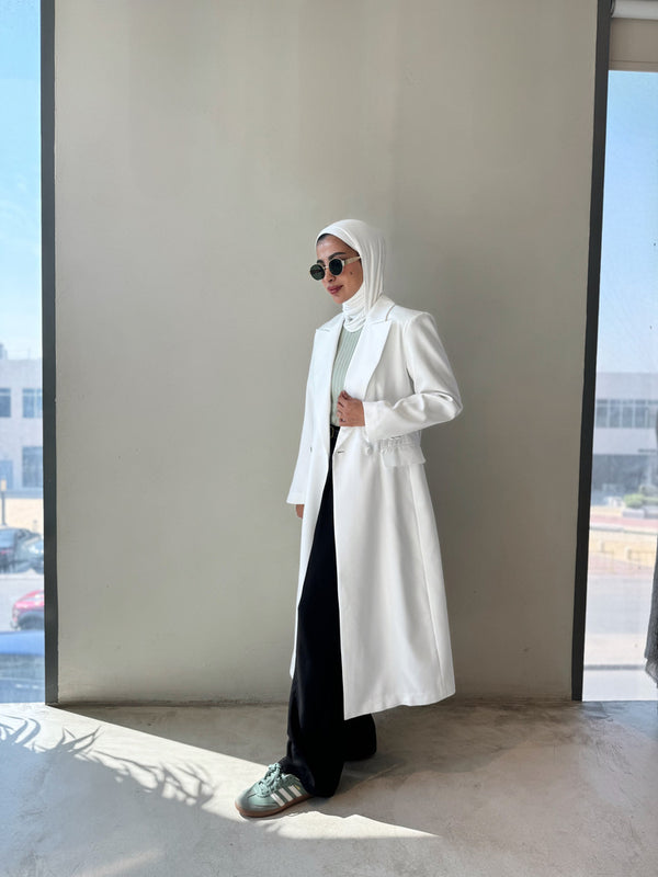 Fashion Women's Blazer Coat Mid Length