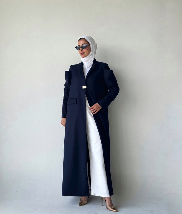 Women's Trench Coat Half High Neck بليزر