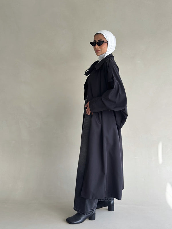 Loose-fitting Light Trench Coat