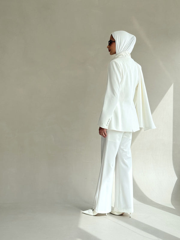 Two-Piece Suit w/ Scarf