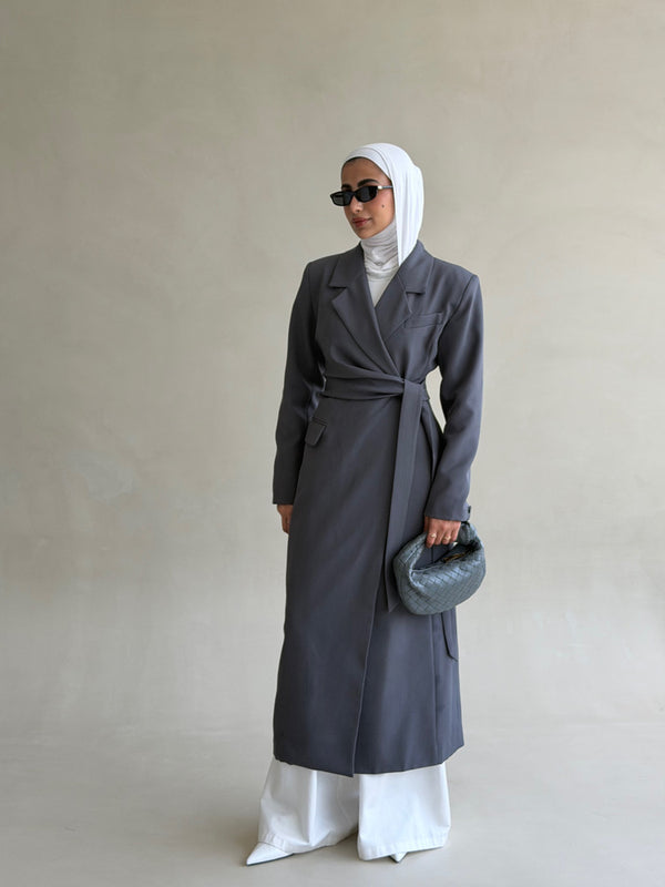 Tie-Waist Midi Dress