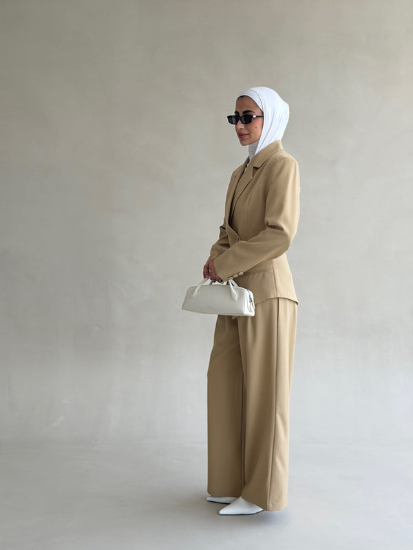 Waist-length Blazer Set