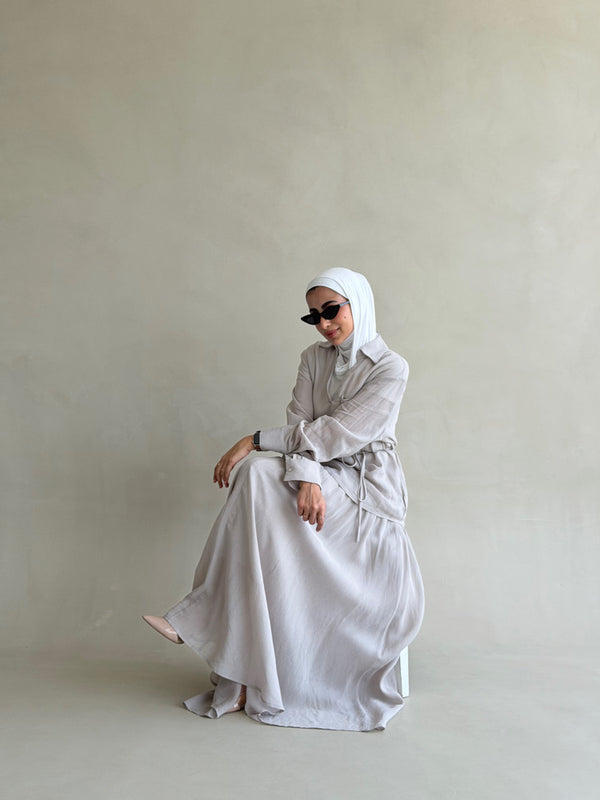 Shirt + Flowing Skirt Set
