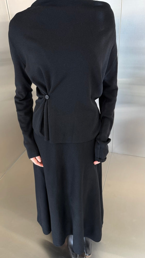 Knitted Side Buttoned Set