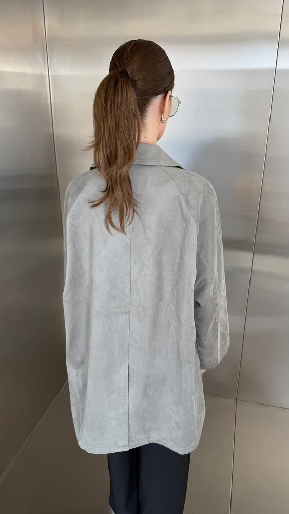 Suede Jacket 4 Buttons