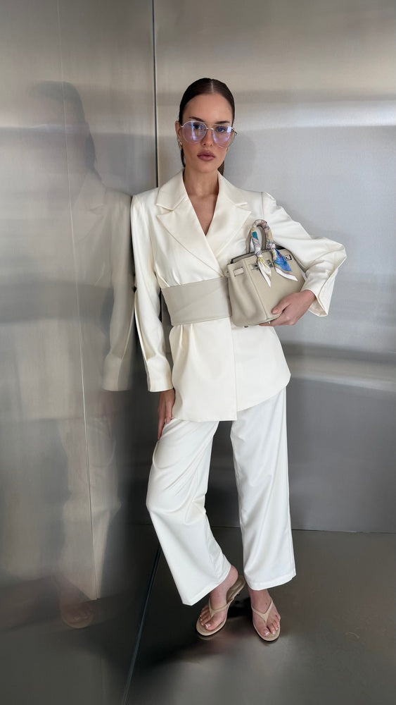 2PC Set w/ Leather Belt