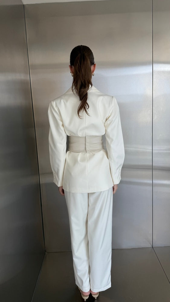 2PC Set w/ Leather Belt