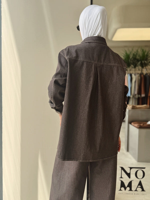 Single Pocket Denim Set