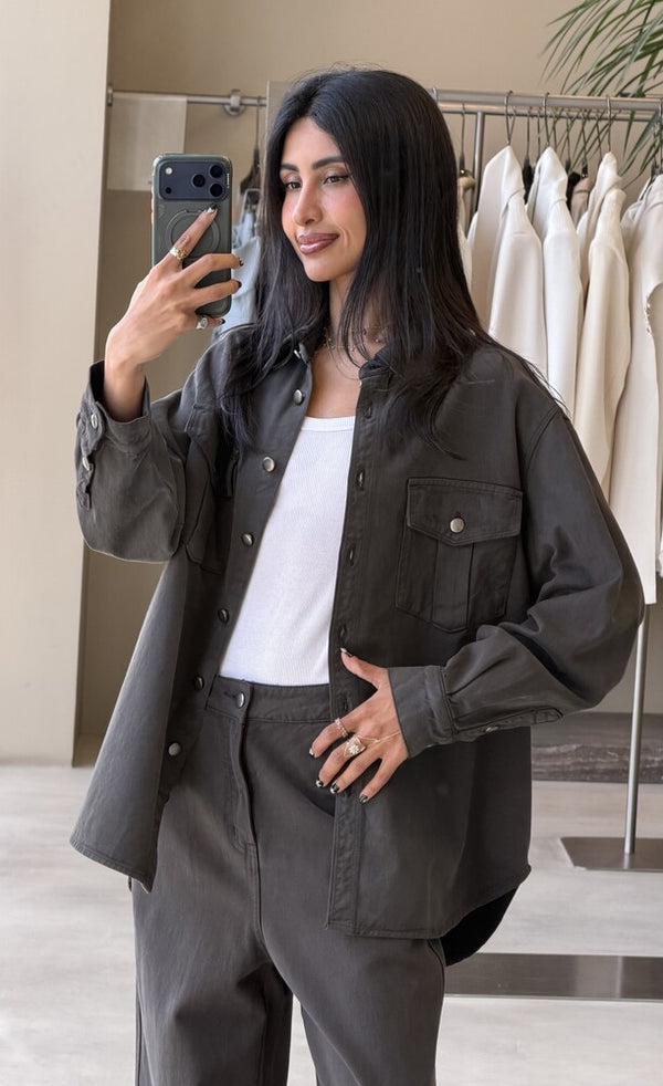 Cargo Silver Button Set