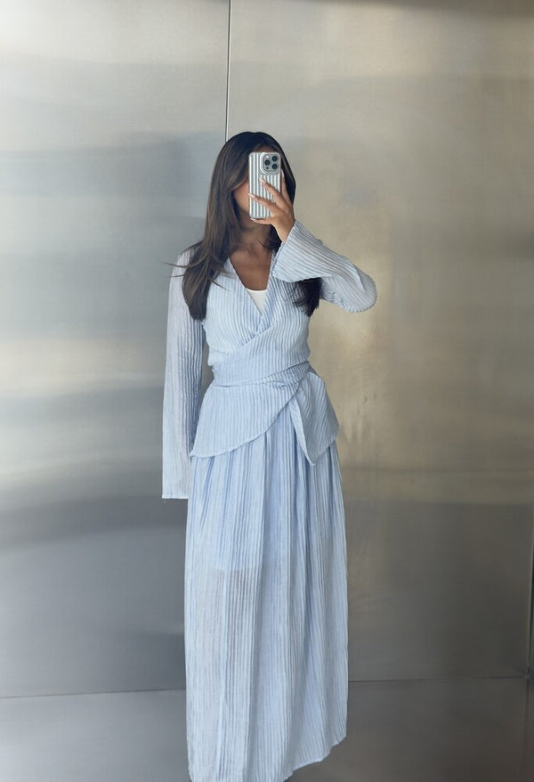 2PC Wrinkled Skirt Sets