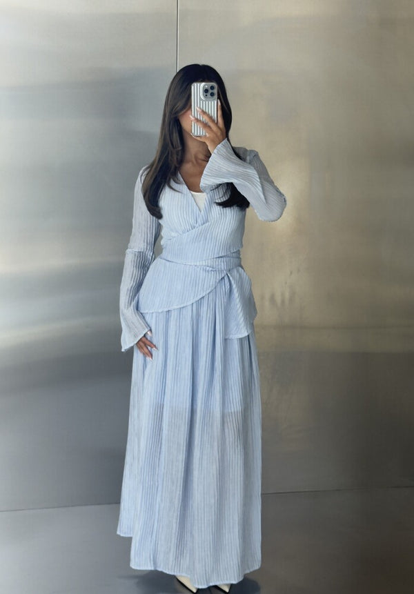 2PC Wrinkled Skirt Sets