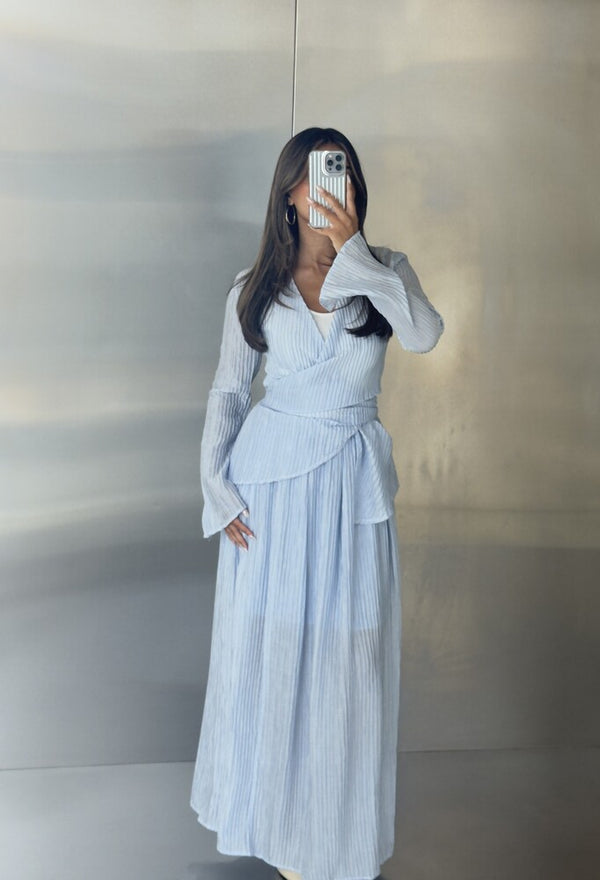 2PC Wrinkled Skirt Sets