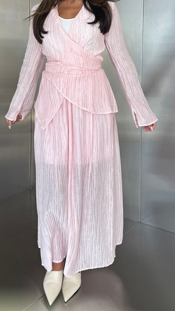 2PC Wrinkled Skirt Sets